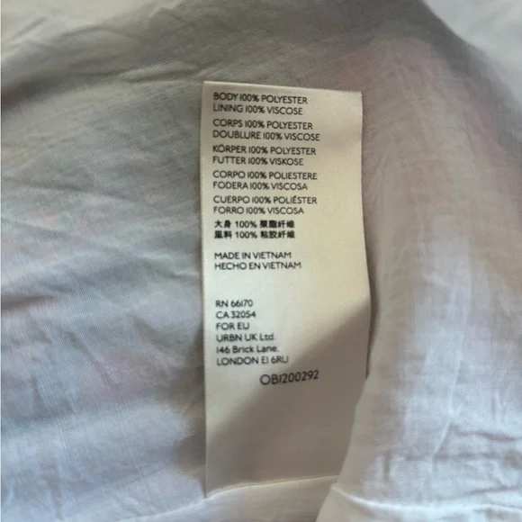 Anthropologie floral midi dress. Long Sleeve. XS. - Picture 6 of 11